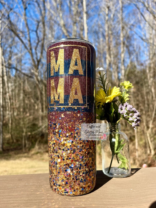 MAMA Stripe 20oz Hello October Skinny