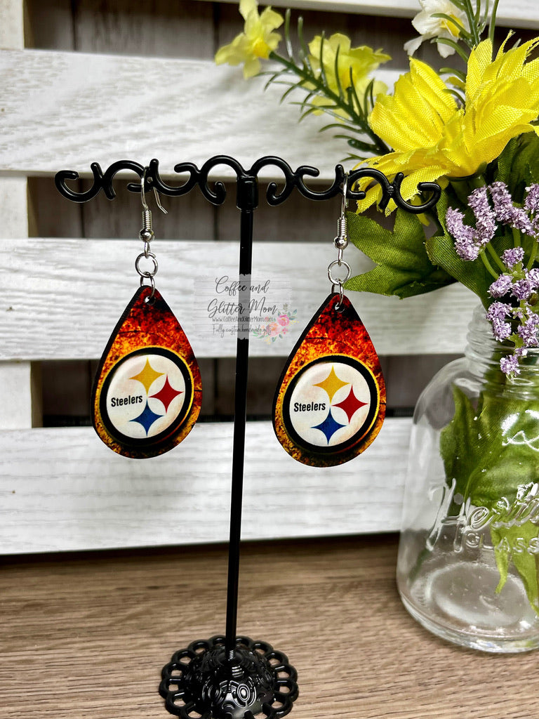Stealers Football Earrings