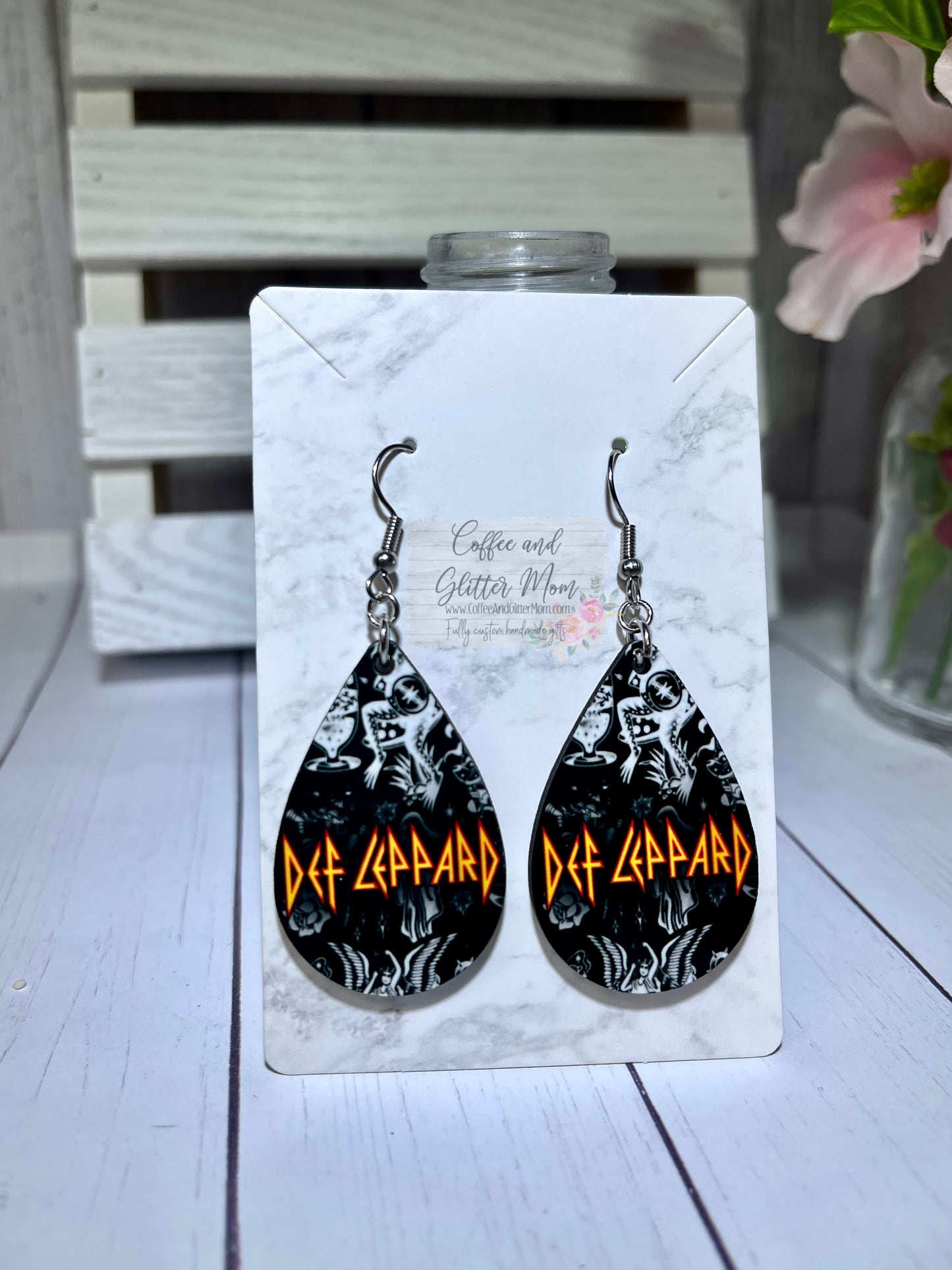 Red Rock Band Stadium Tour Teardrop Earrings