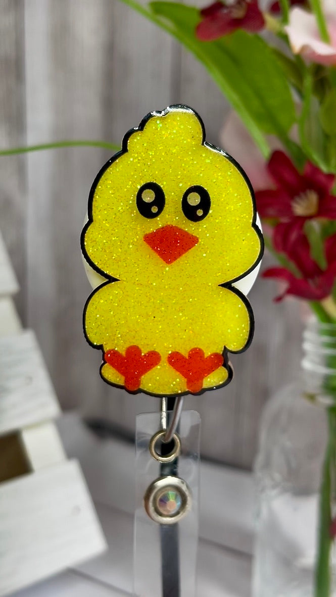 Baby Chick Designer Badge Reel
