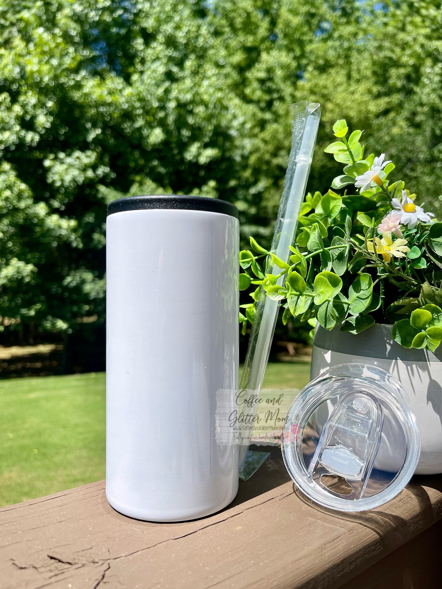Skinny Can Cooler Duo-Lid Tumbler