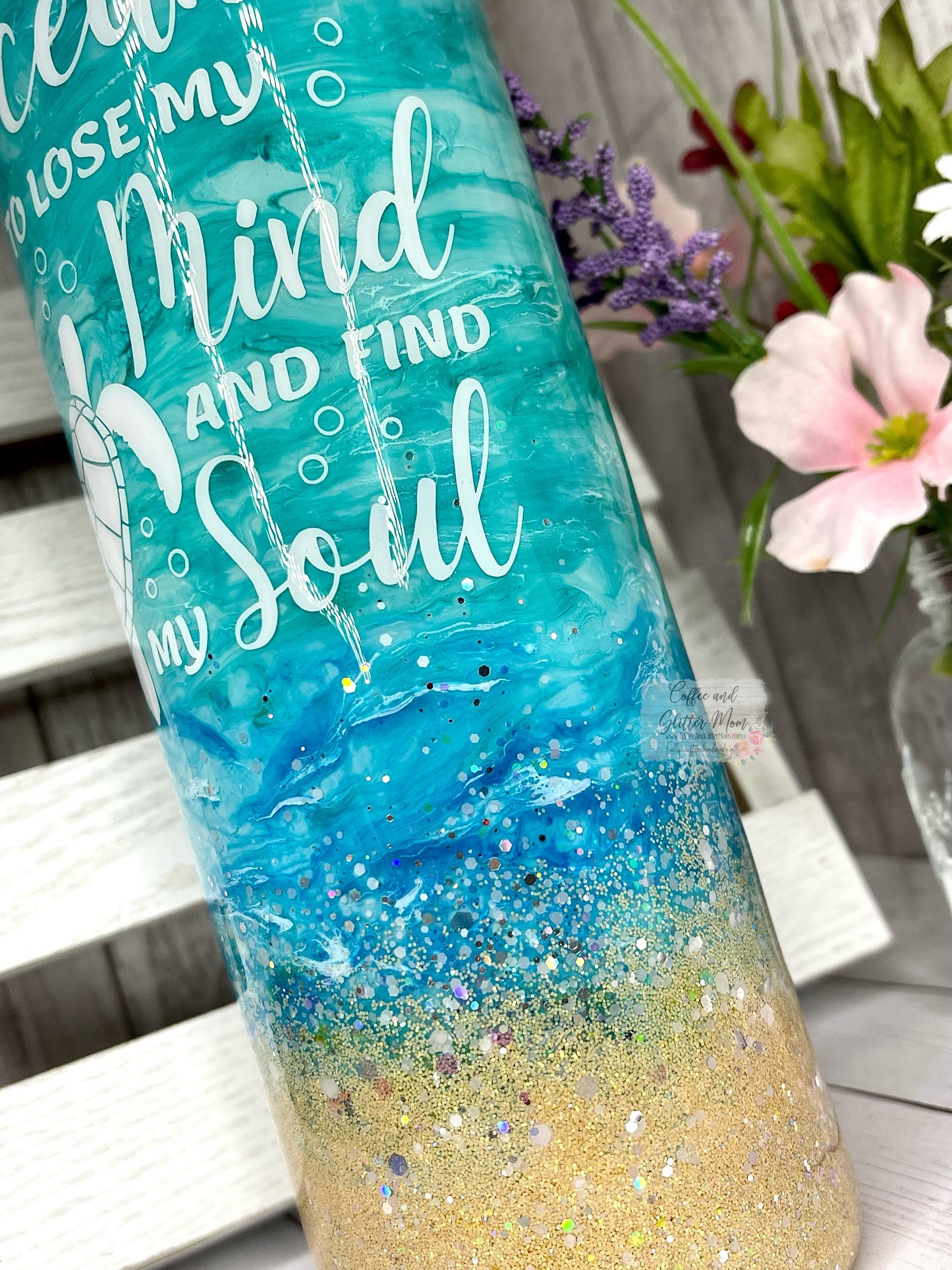 To The Ocean I Go 20oz Skinny Tumbler