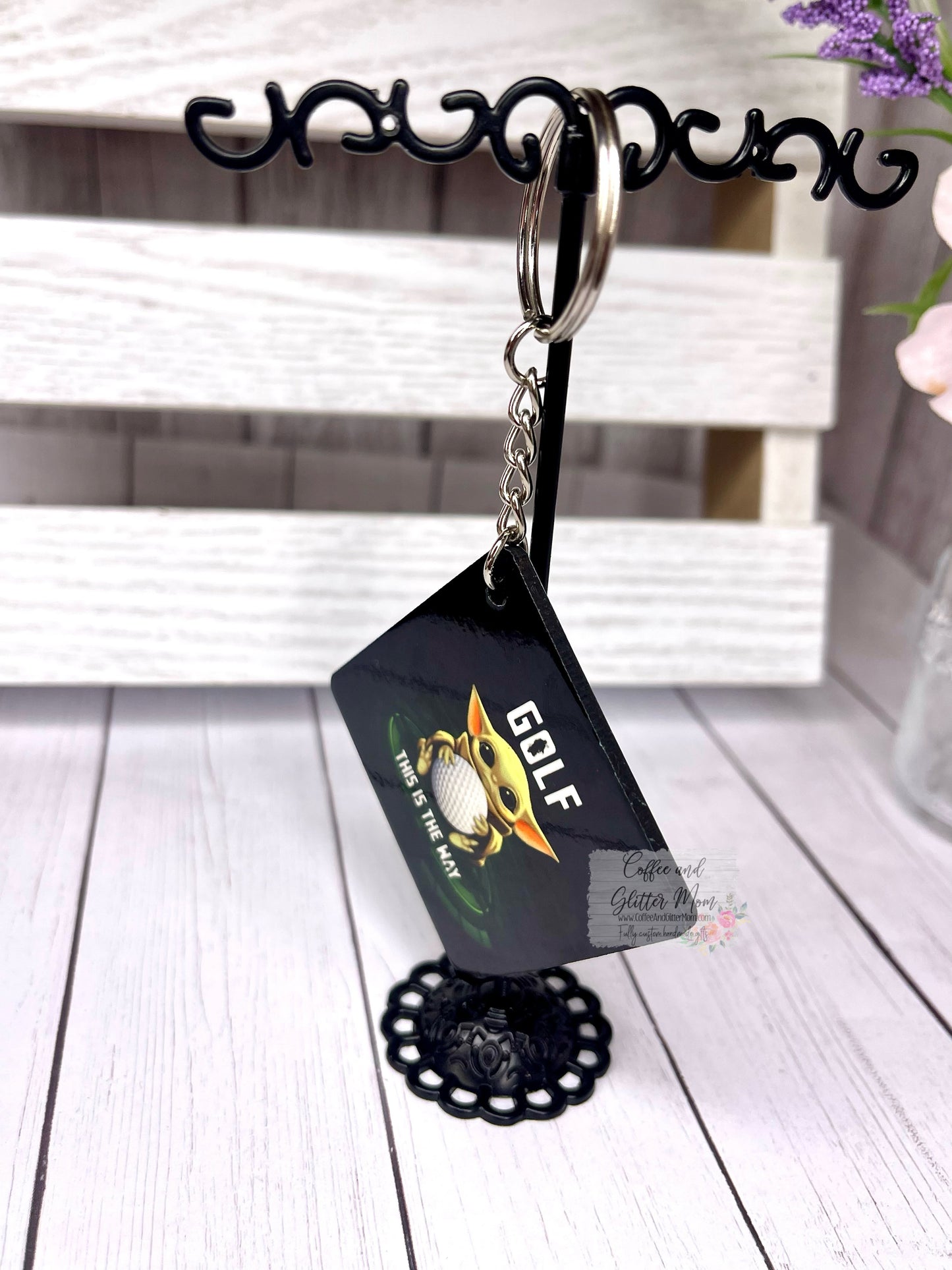 Golf This Is The Way Keychain