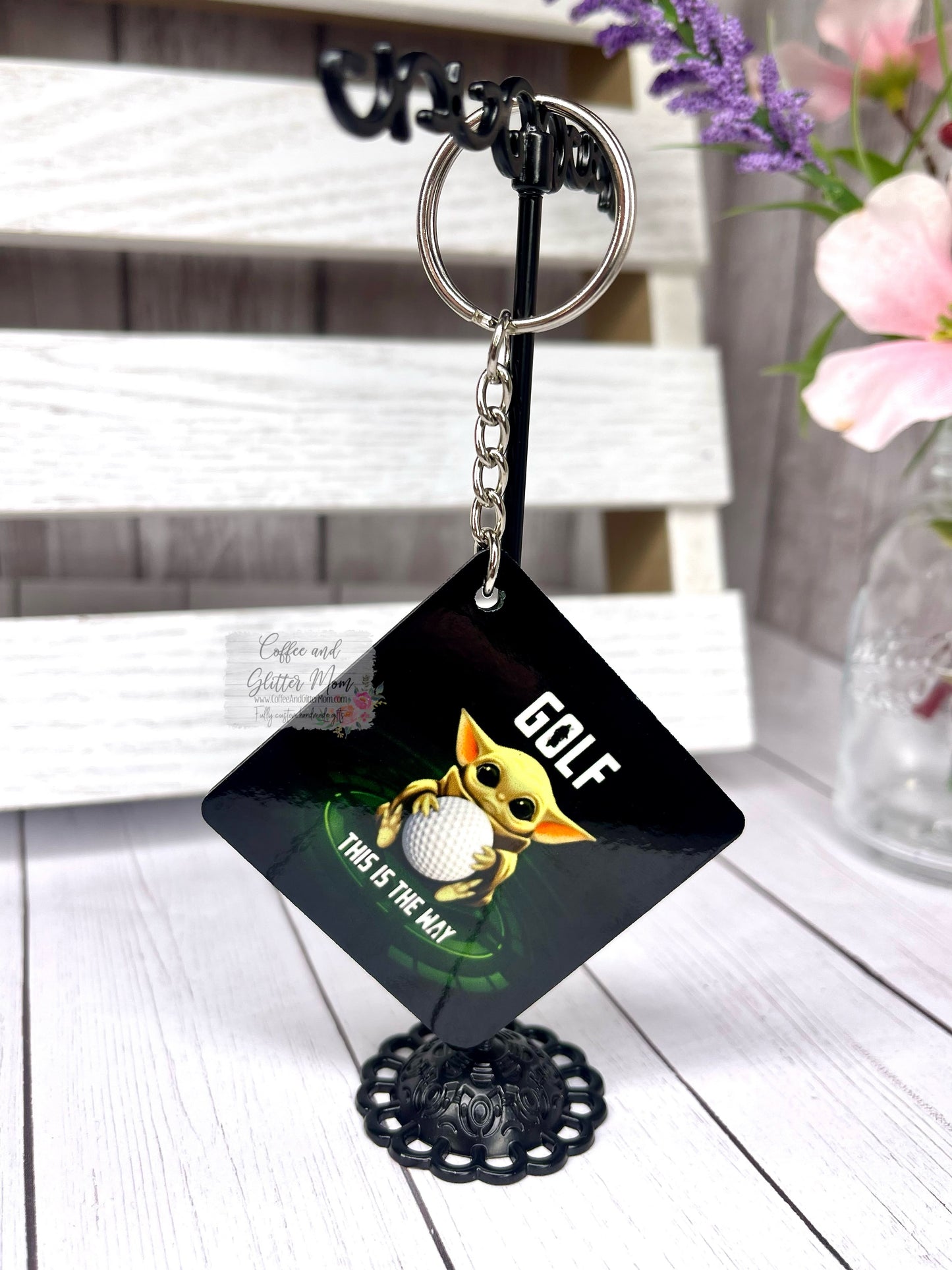 Golf This Is The Way Keychain
