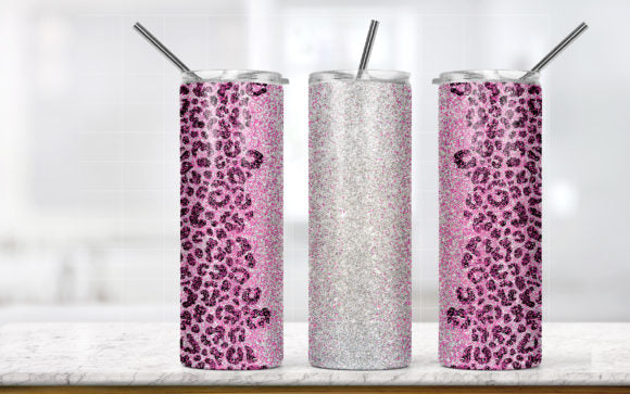 Animal Print Designs 20oz Rainbow Skinny Tumbler