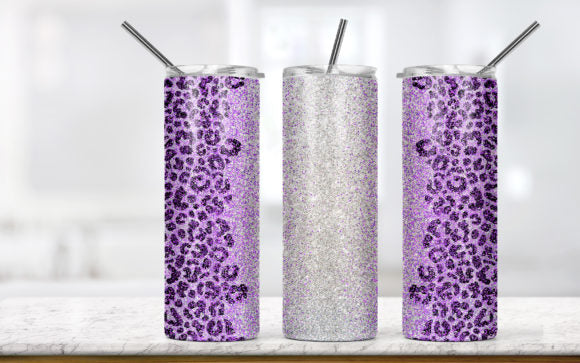 Animal Print Designs 20oz Rainbow Skinny Tumbler