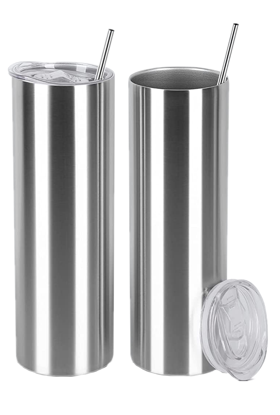Custom Metallic 20oz Skinny Tumbler