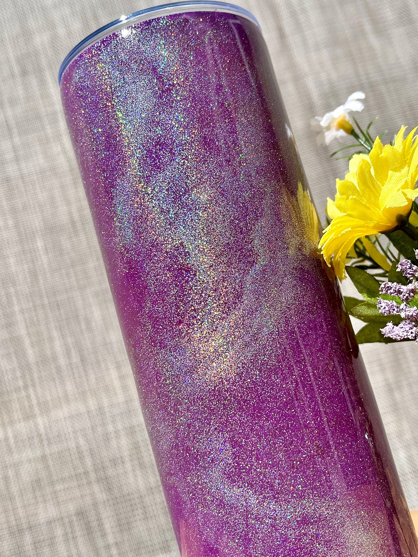 Purple Galaxy 20oz Skinny Tumbler