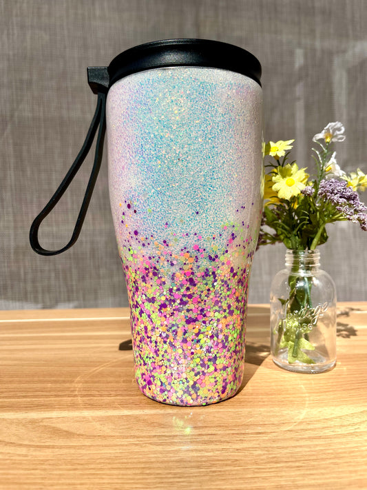 Candy Rainbow 30oz Duo-Lid Tumbler With Straw