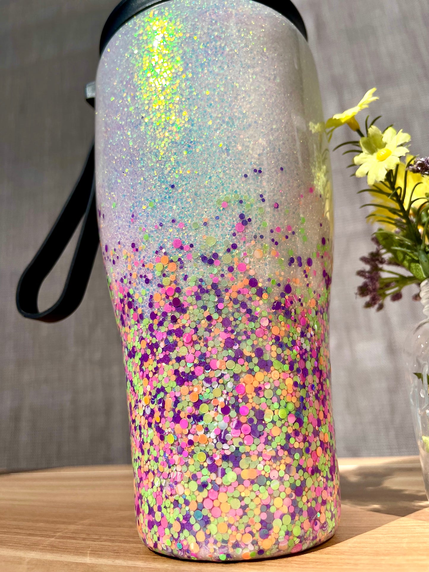 Candy Rainbow 30oz Duo-Lid Tumbler With Straw