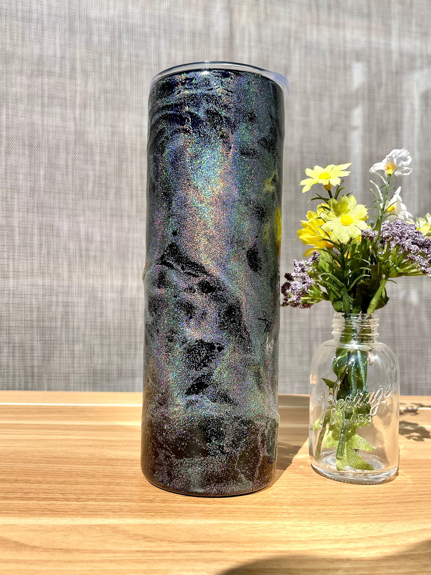 Black Galaxy 20oz Skinny Tumbler