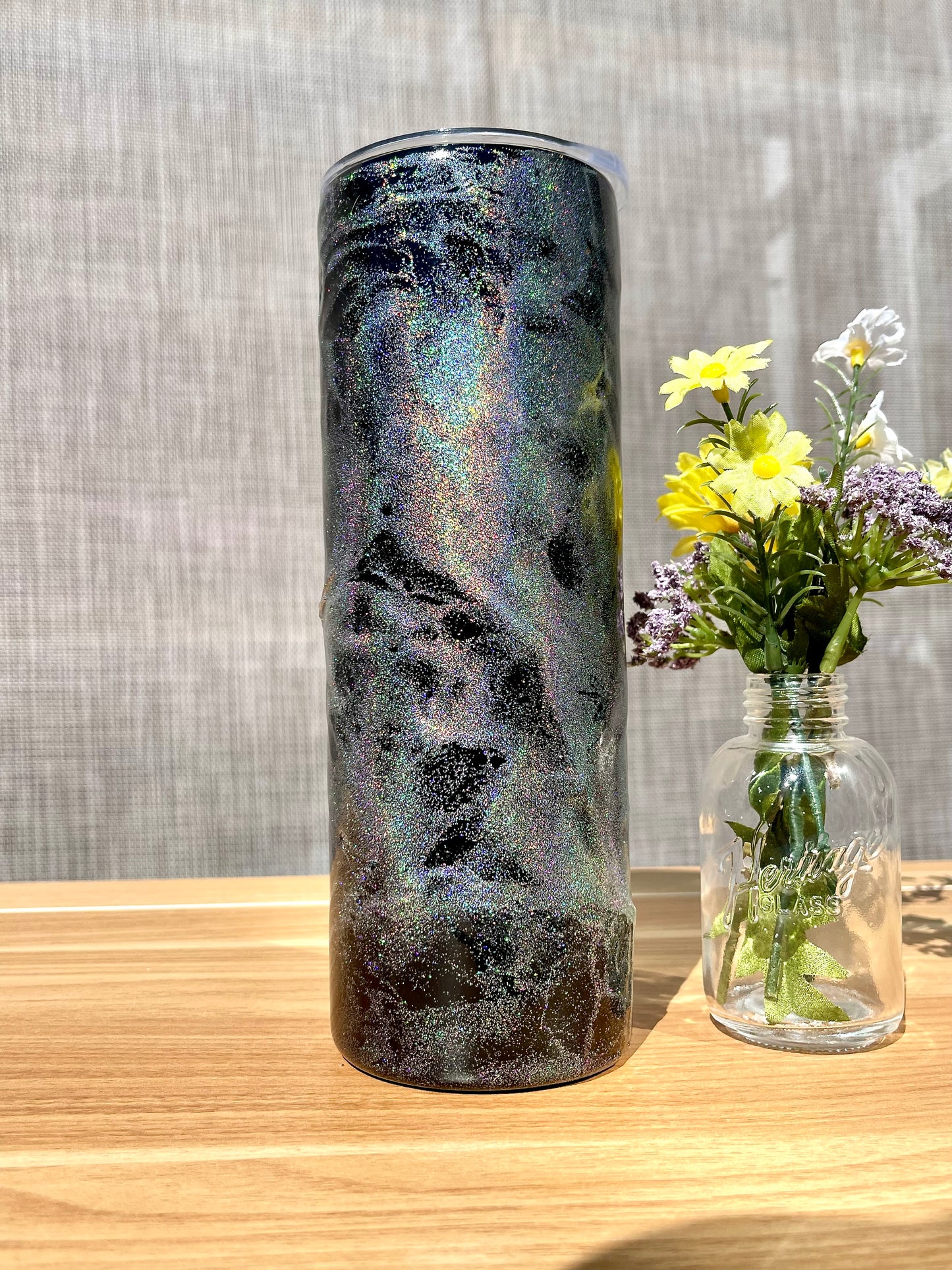 Black Galaxy 20oz Skinny Tumbler