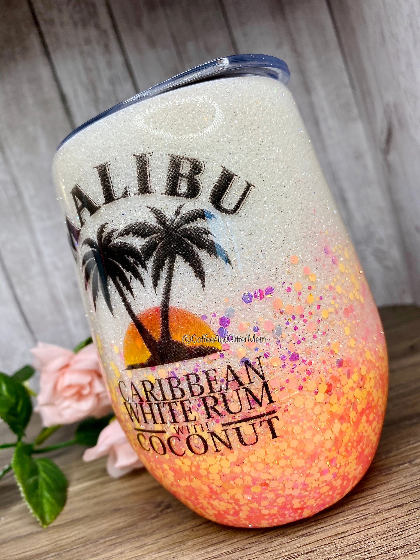 The White Sunset Tumbler