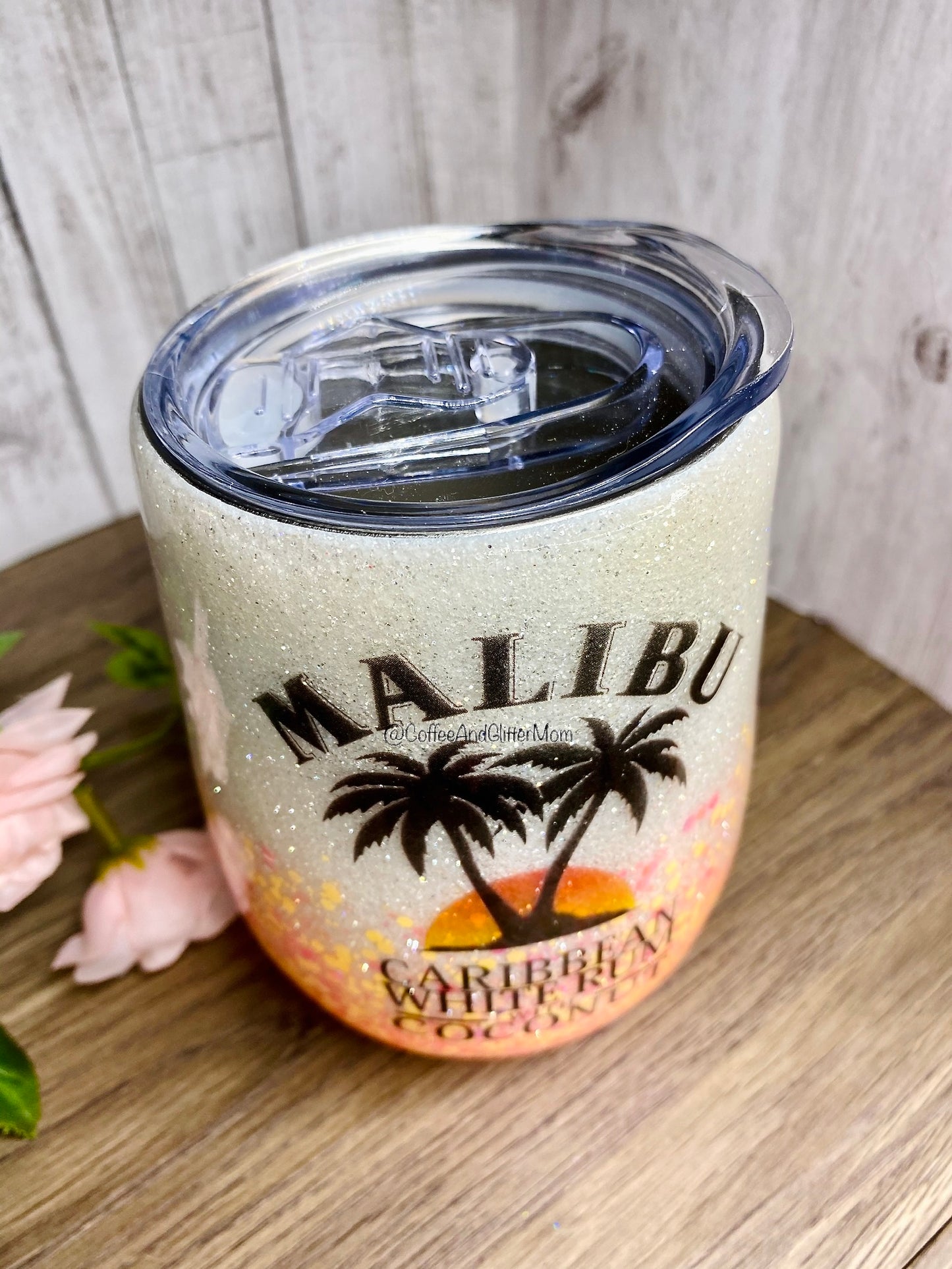 The White Sunset Tumbler