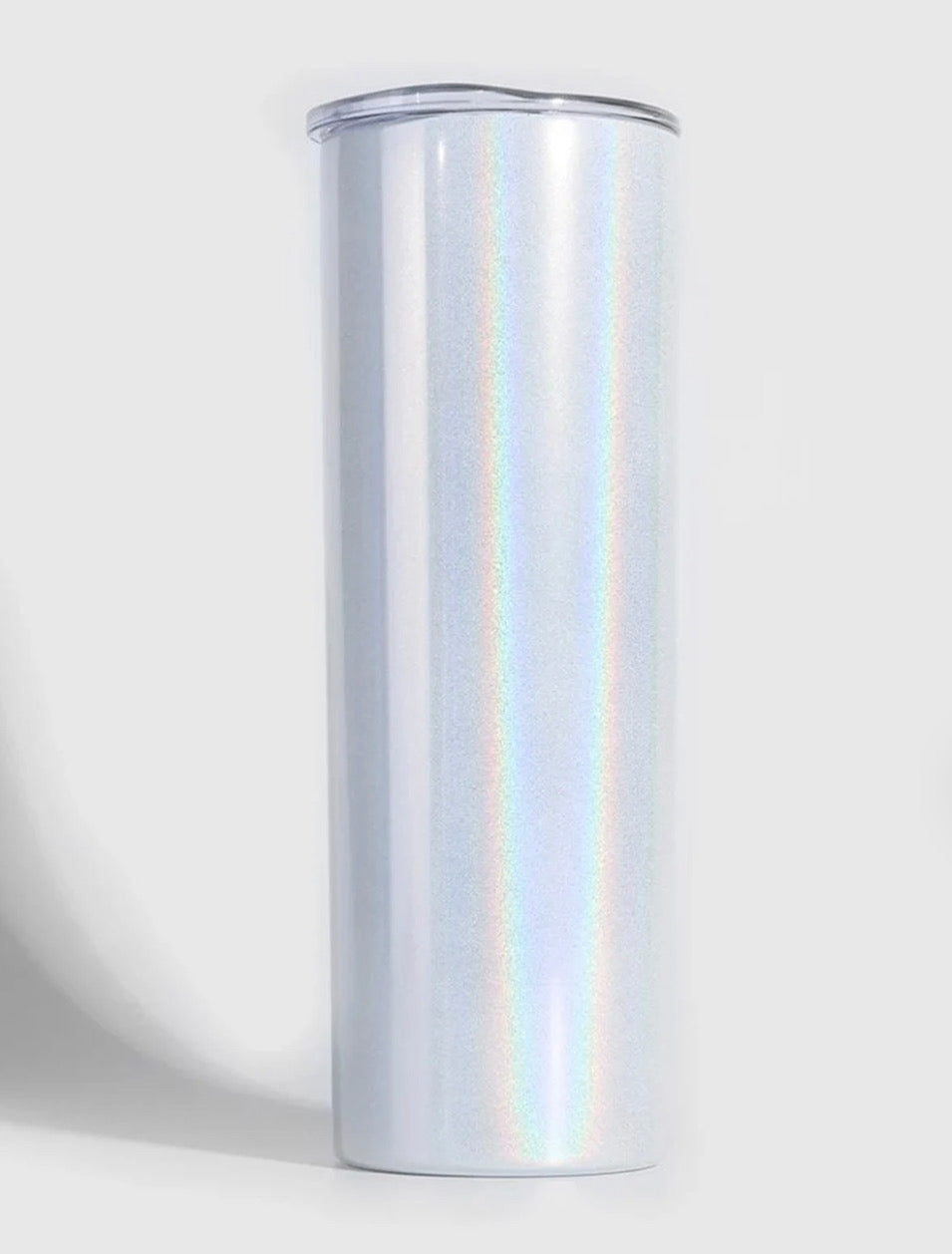 Breast Cancer Pick Your Tumbler 20oz Holographic White Skinny Tumbler
