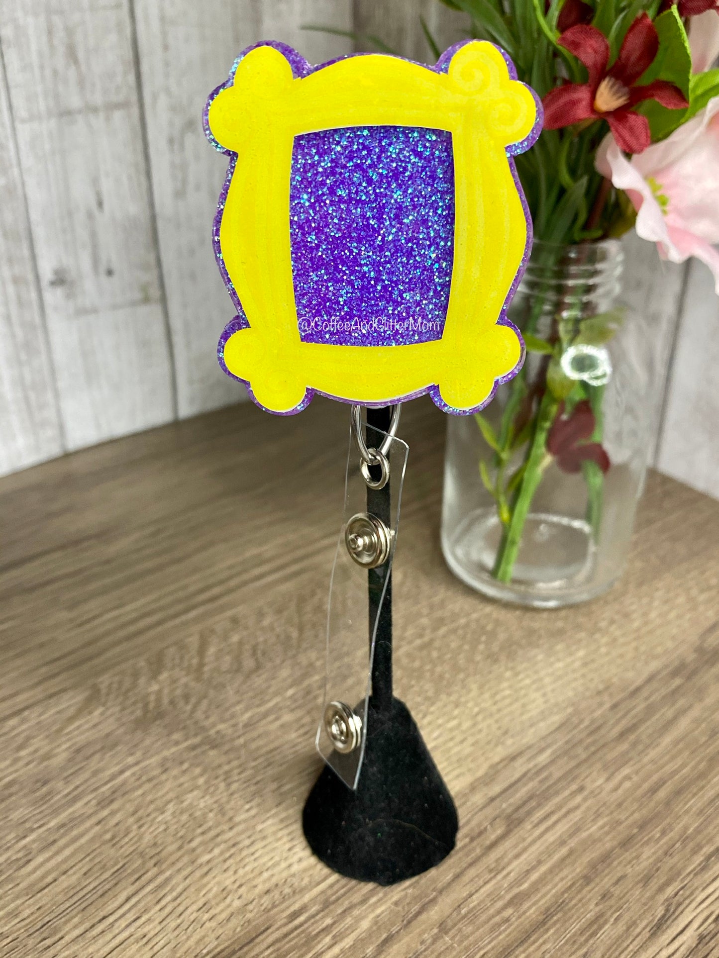 Yellow and Purple Frame Badge Reel