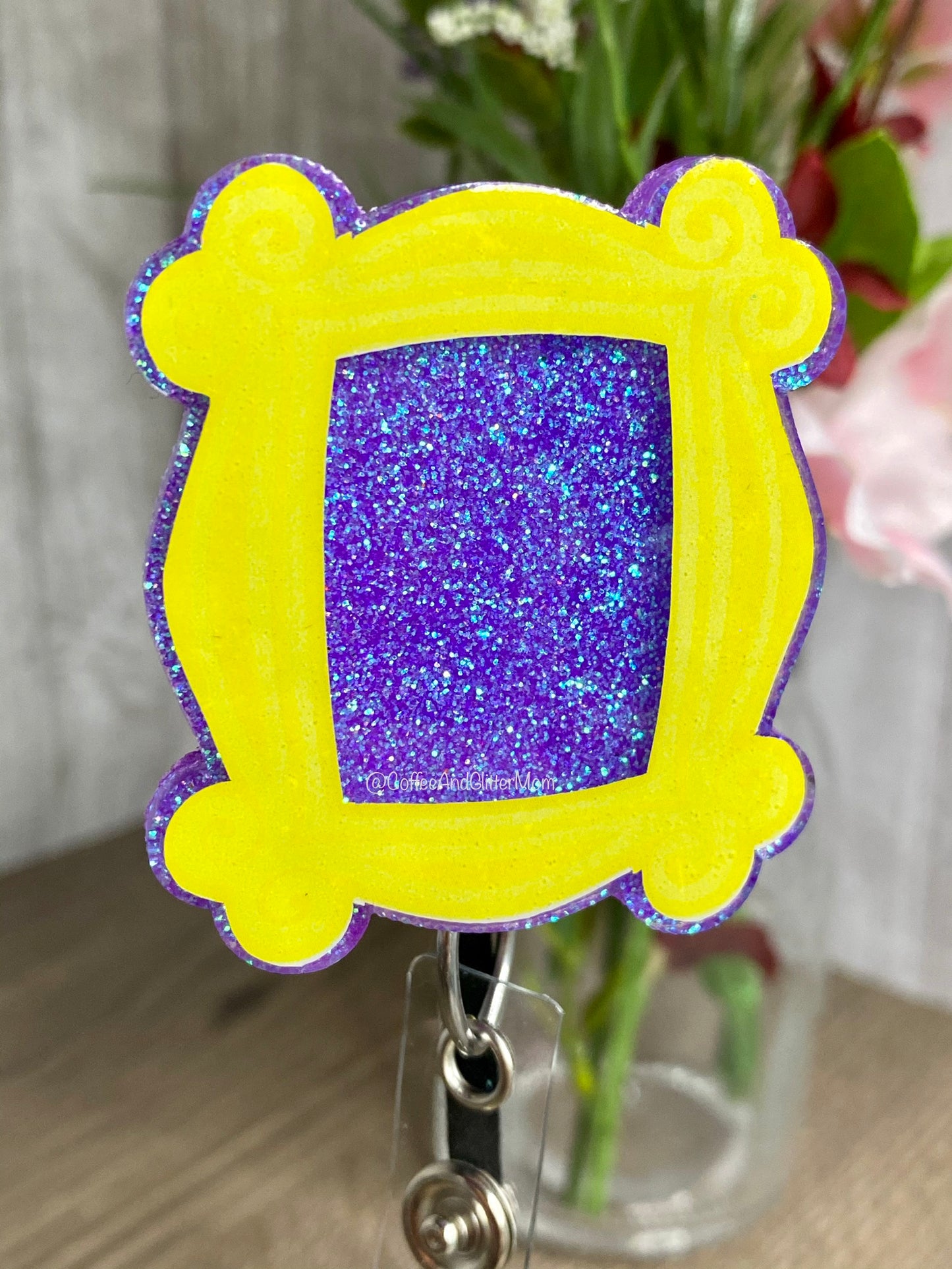 Yellow and Purple Frame Badge Reel
