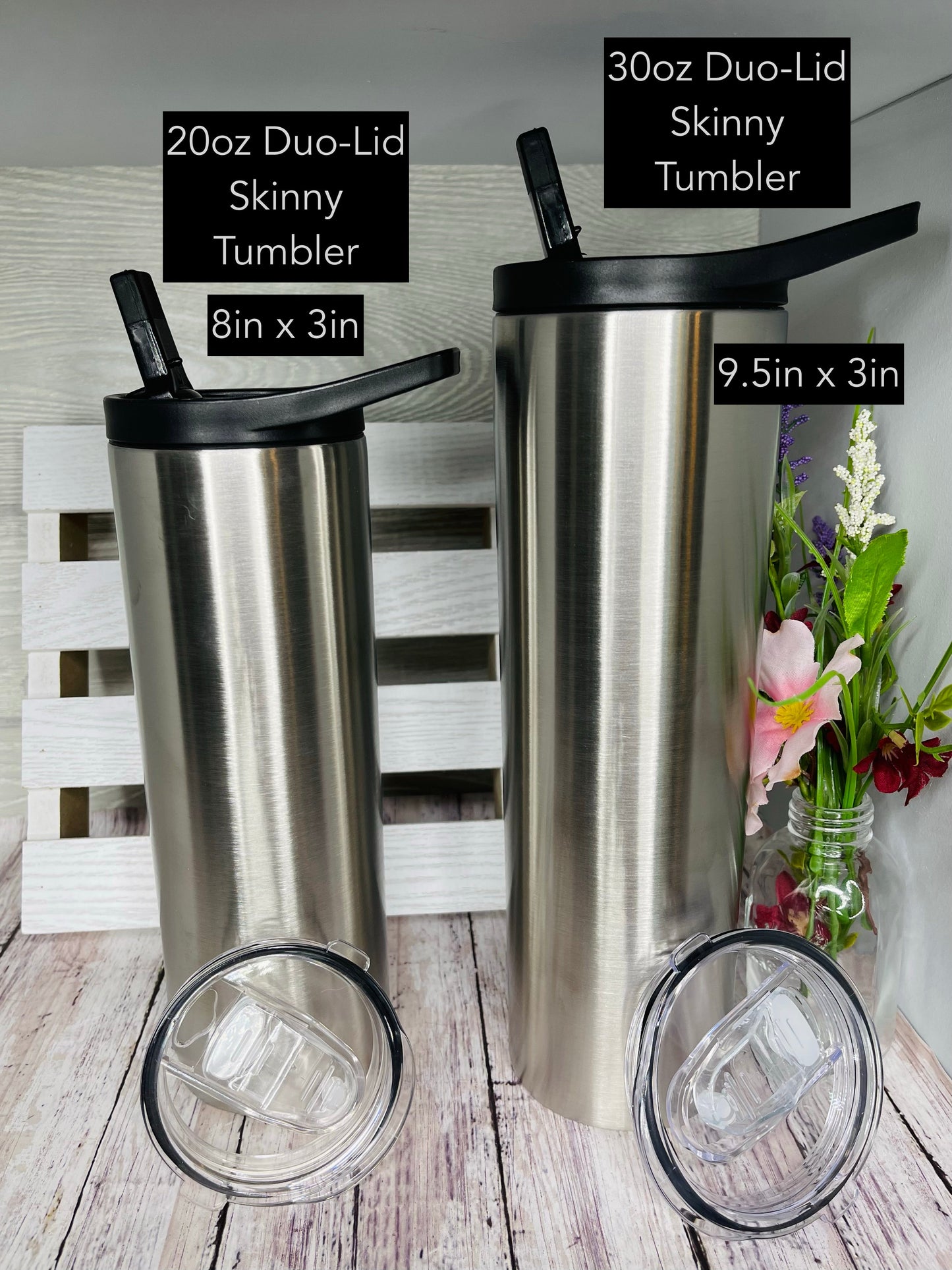 The Holographic Gunmetal Flash Tumbler