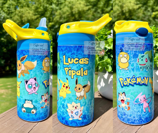 Pokemon 12oz Kids Water Bottle Tumbler
