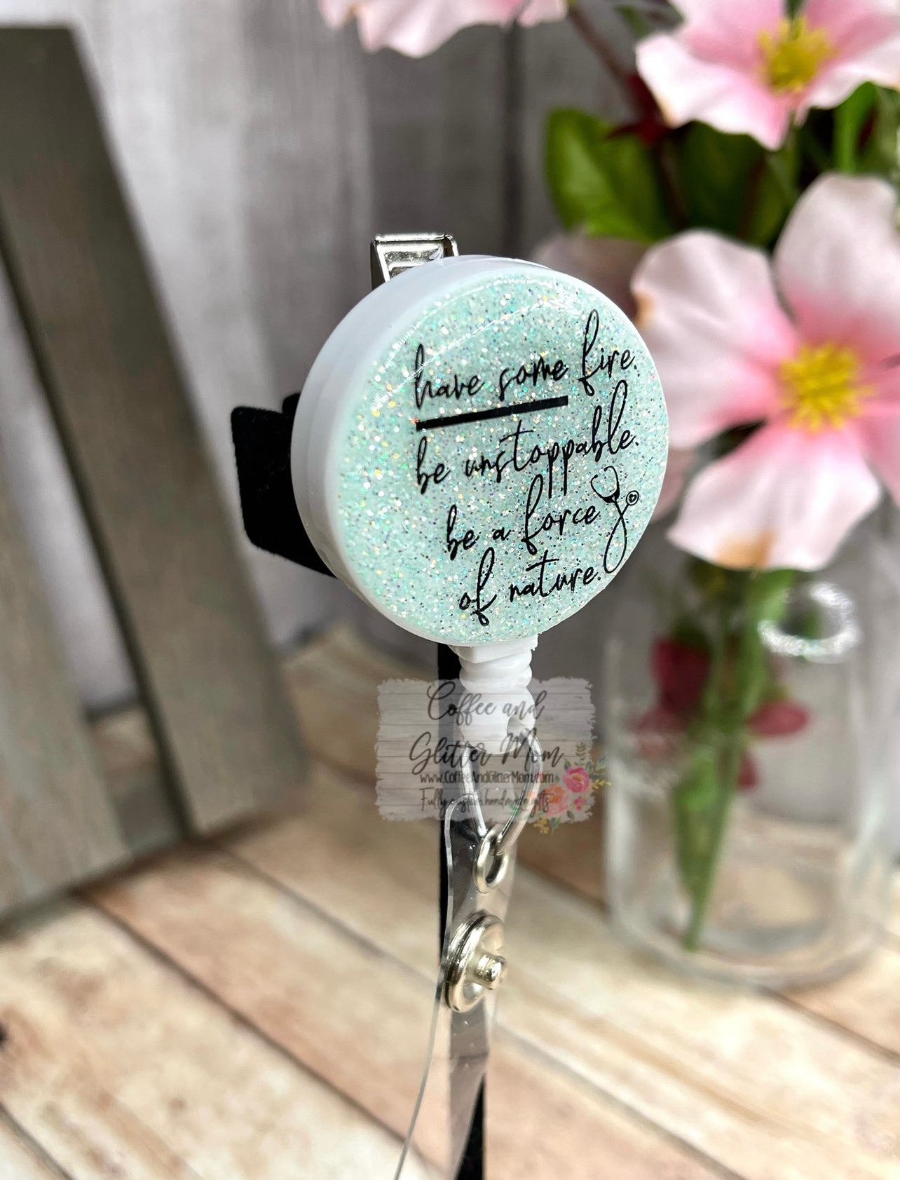 Have Some Fire Mint Cupcake Greys Badge Reel
