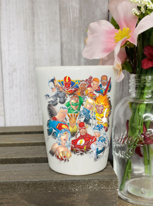 Justice League Shot Glass