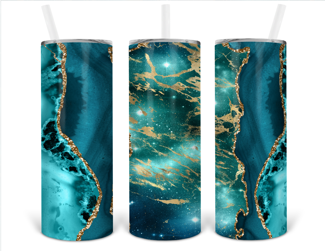 Your Name Here Custom 20oz Rainbow Skinny Tumbler