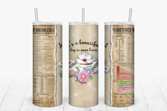 Pick A New Design 20oz Rainbow Skinny Tumbler