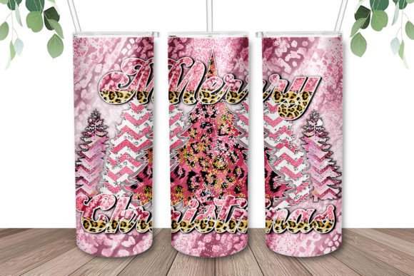 Pick A New Design Christmas 20oz White Rainbow Skinny Tumbler