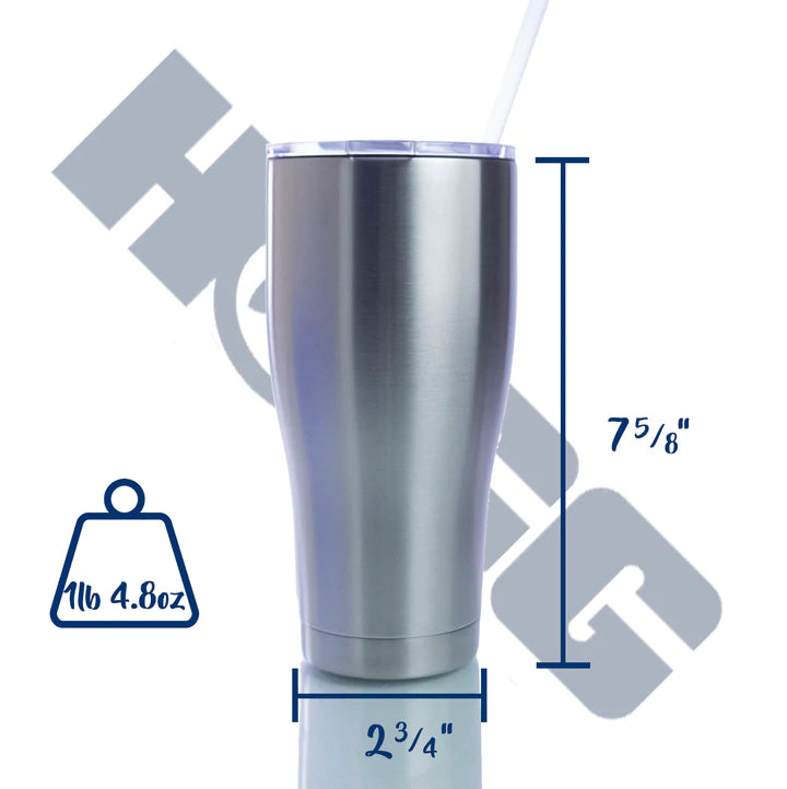Duo-Lid 30oz Slim Curve Travel Tumbler