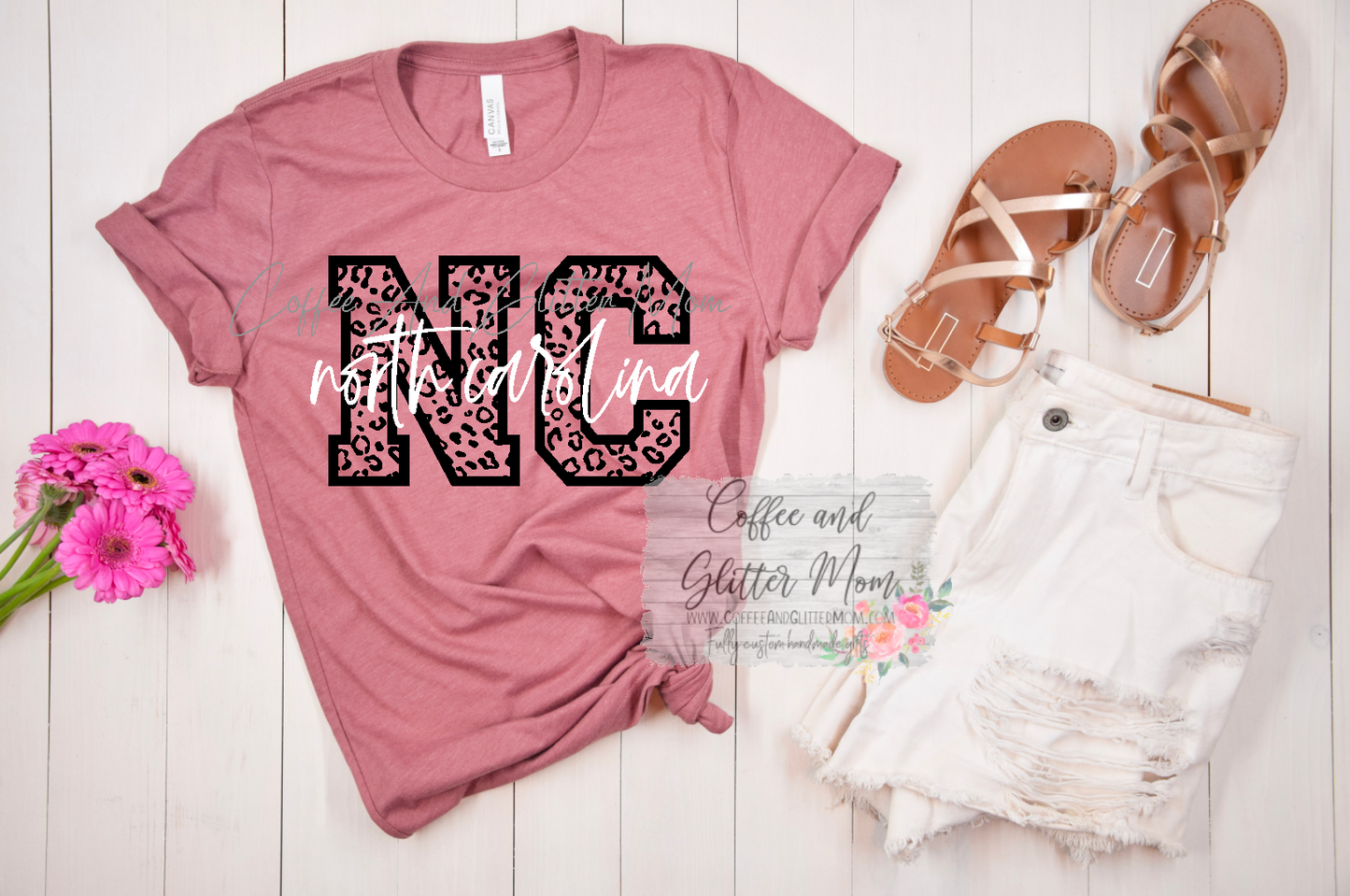 North Carolina Leopard Unisex Tee