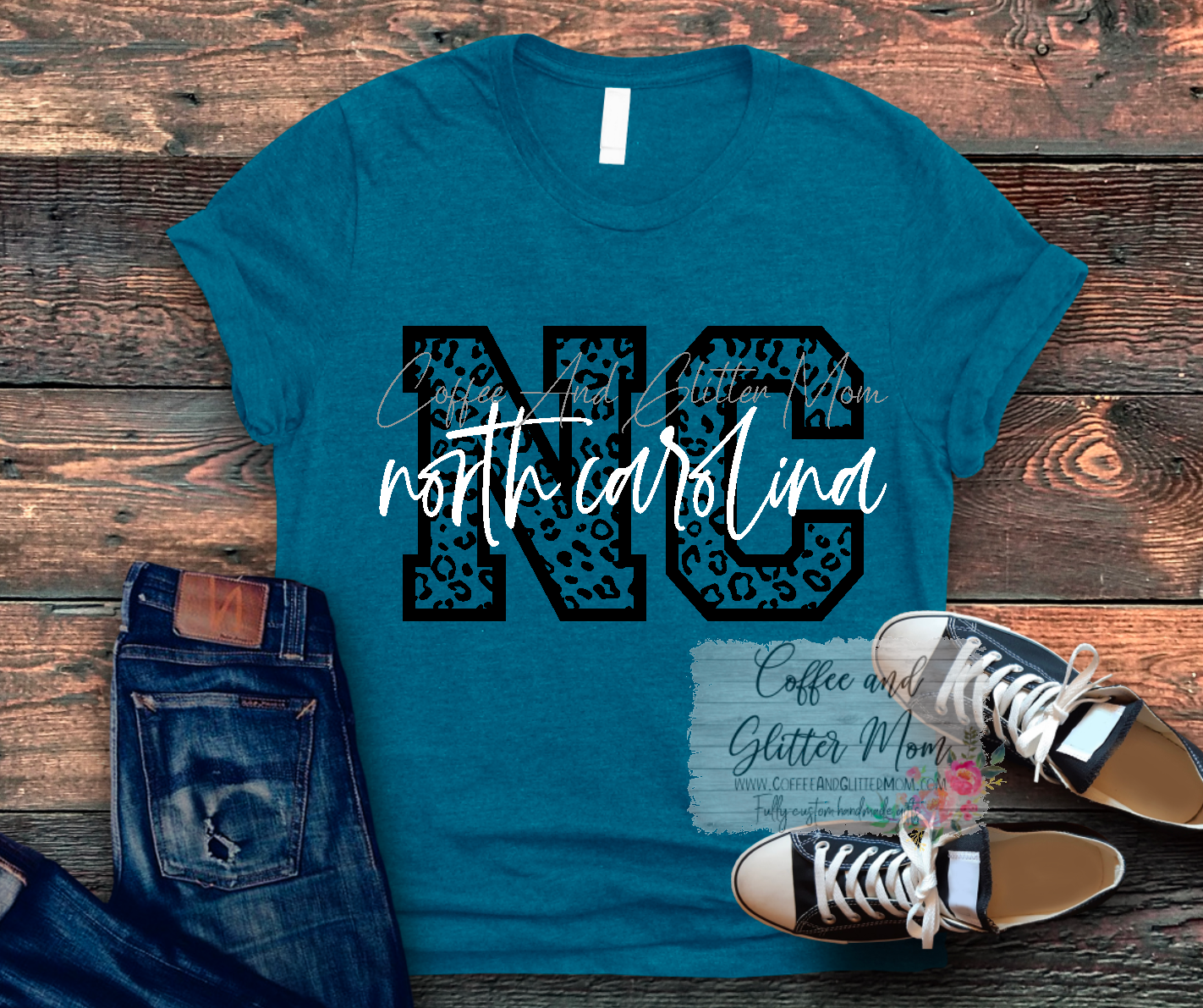 North Carolina Leopard Unisex Tee