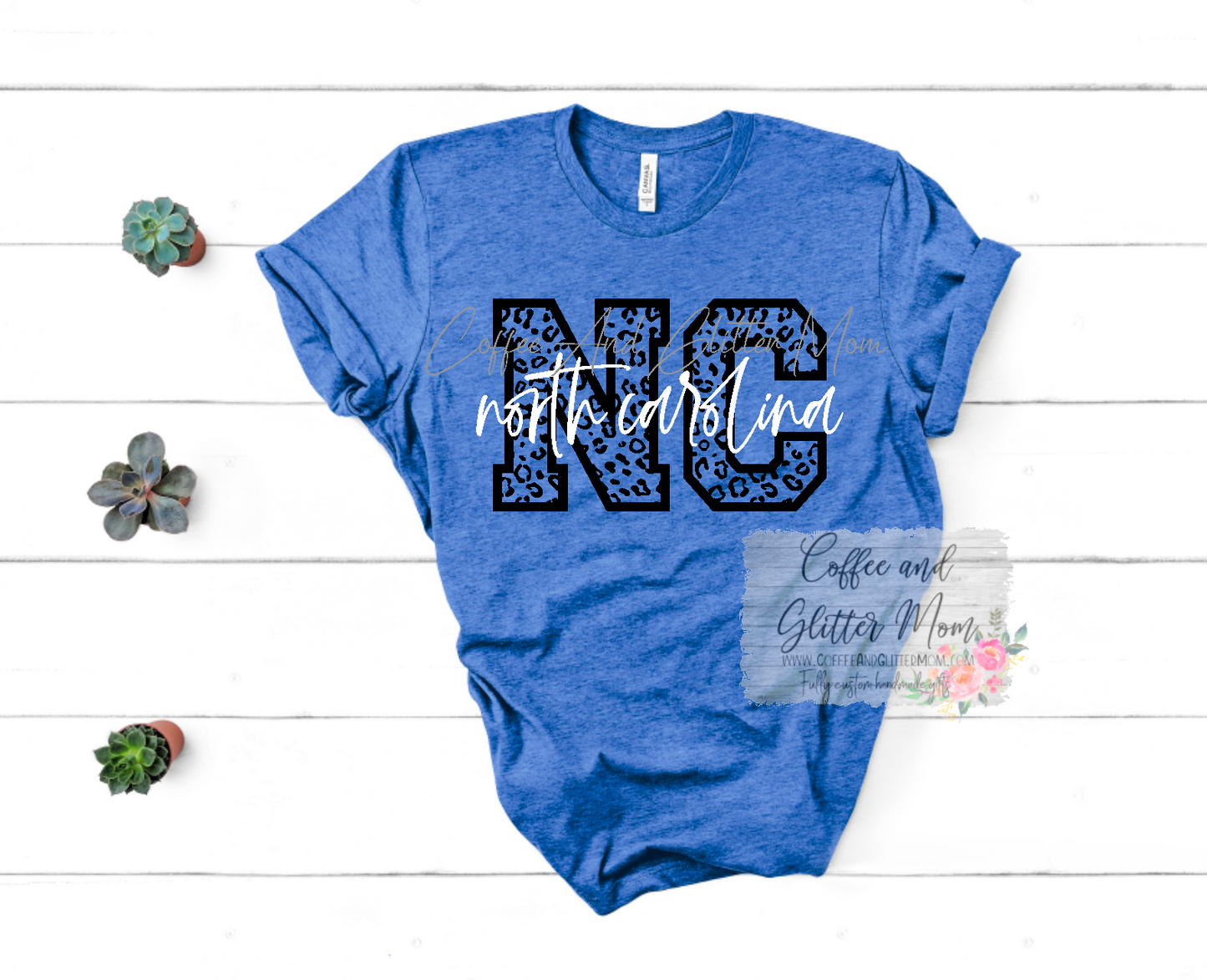 North Carolina Leopard Unisex Tee
