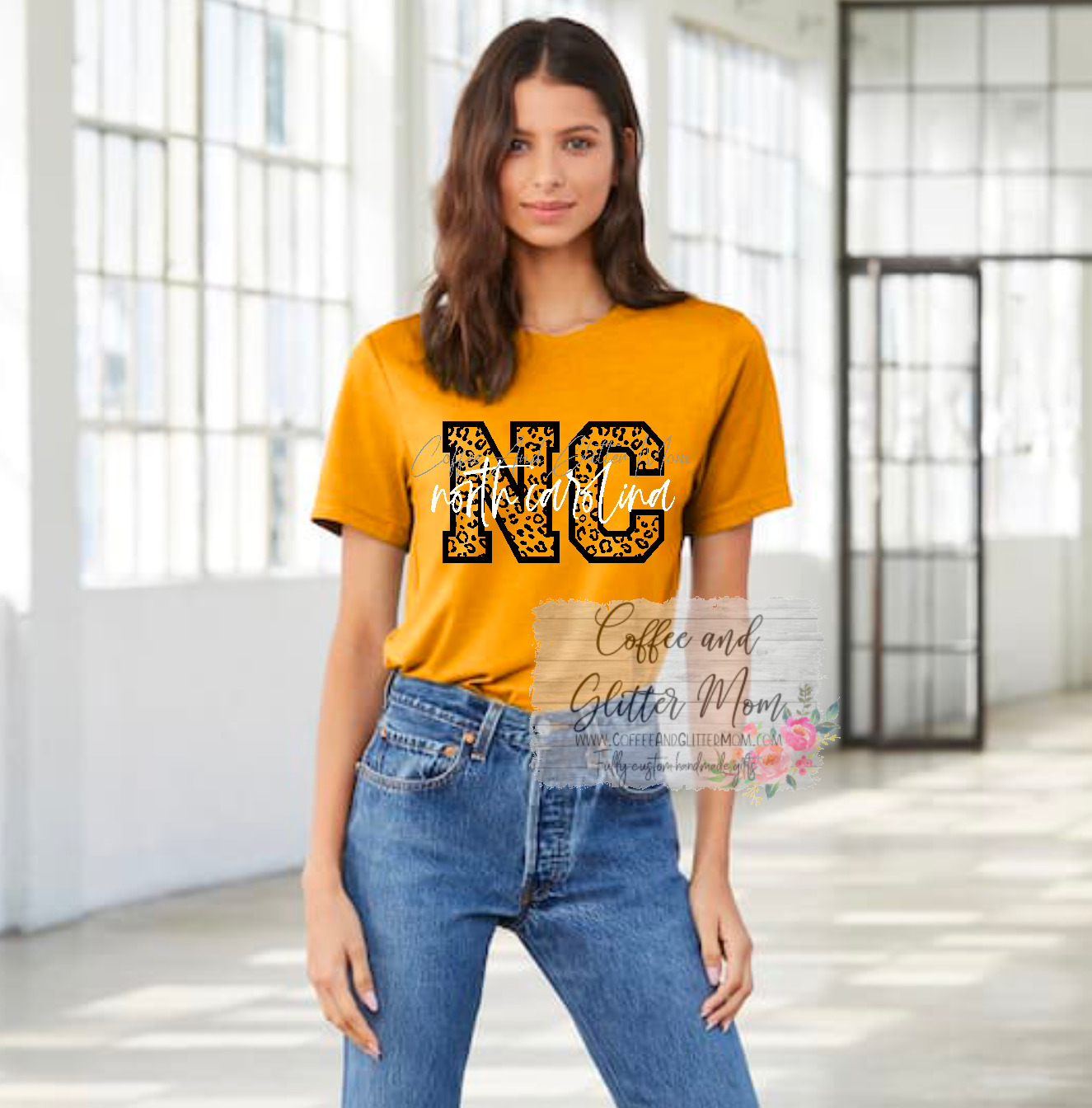 North Carolina Leopard Unisex Tee
