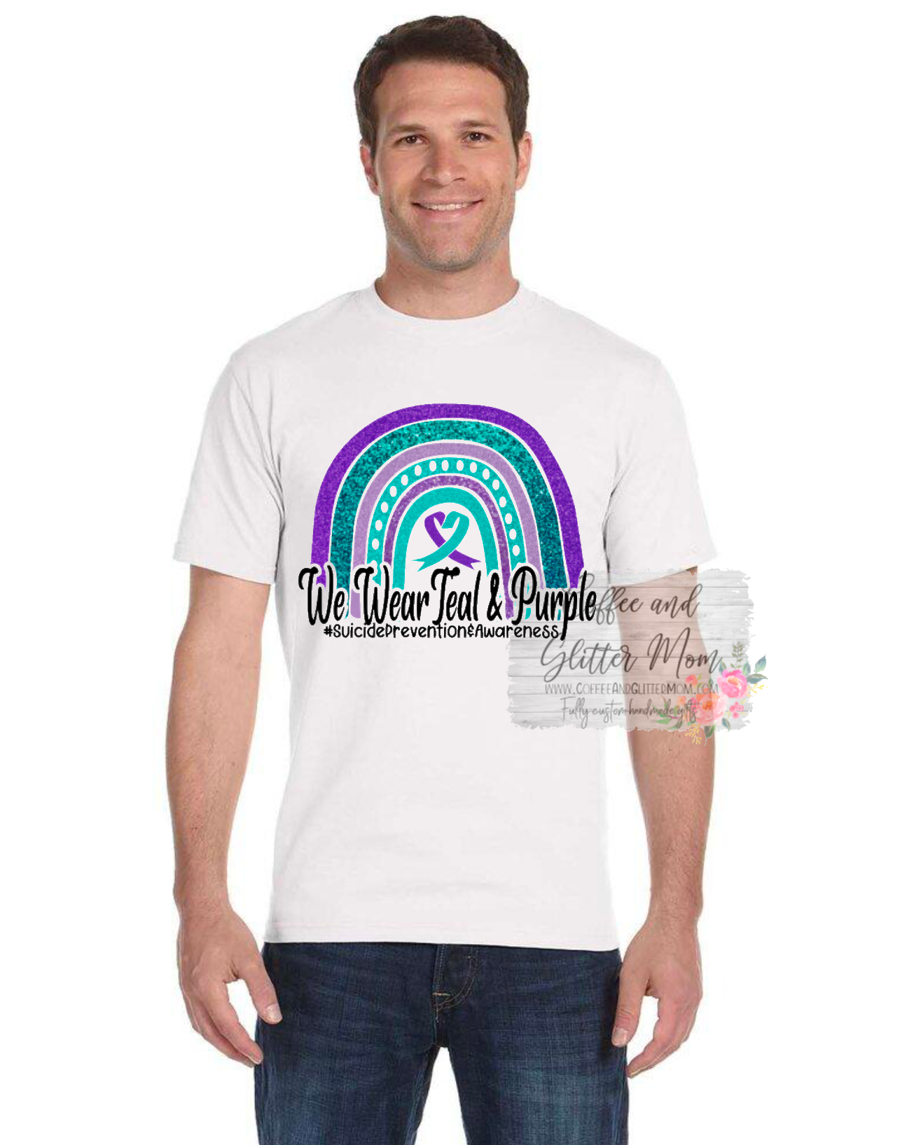 We Wear Purple & Teal Unisex Tee