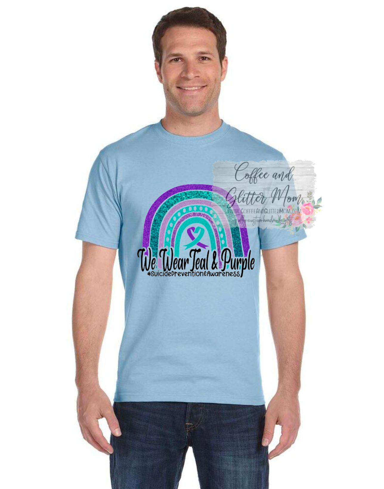 We Wear Purple & Teal Unisex Tee