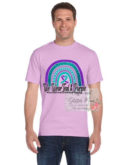 We Wear Purple & Teal Unisex Tee