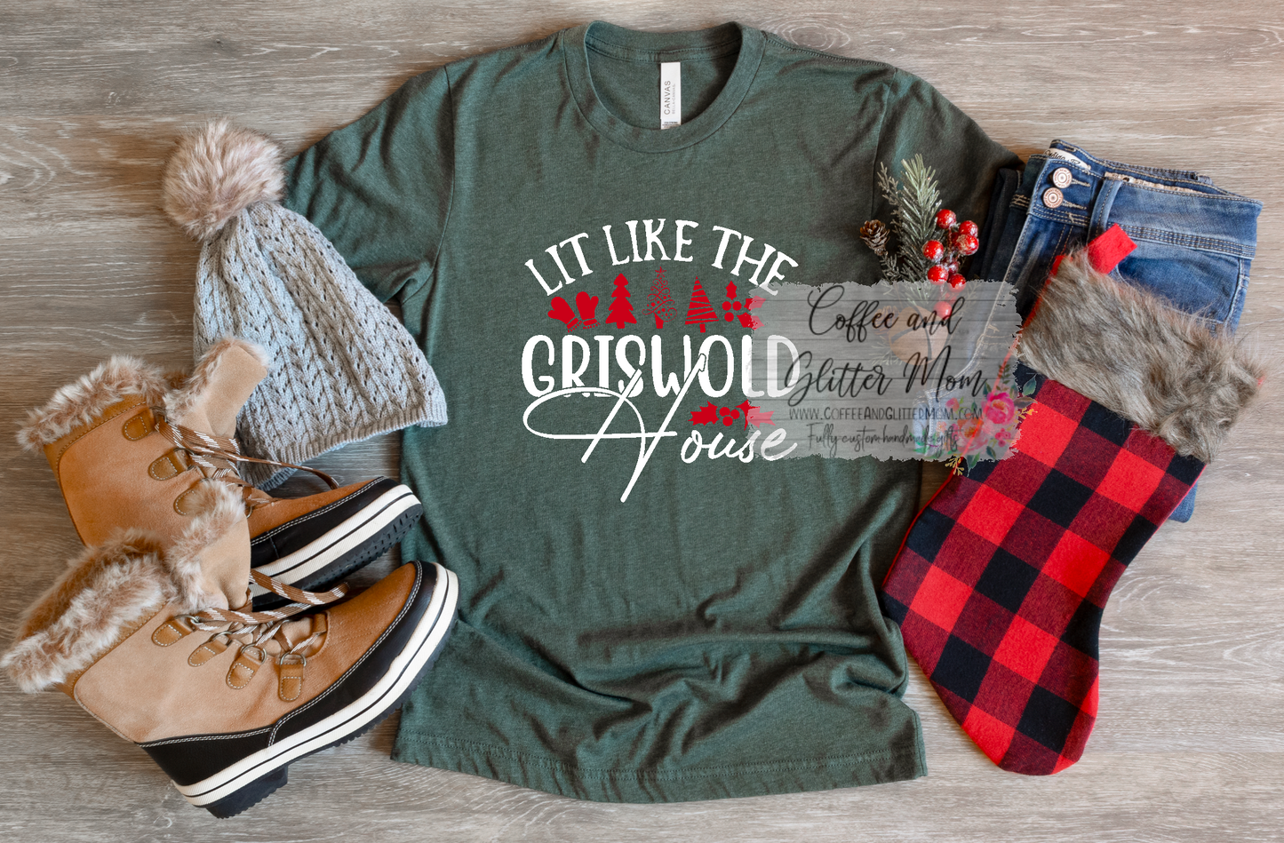 Lit Like The Griswold House Unisex Tee