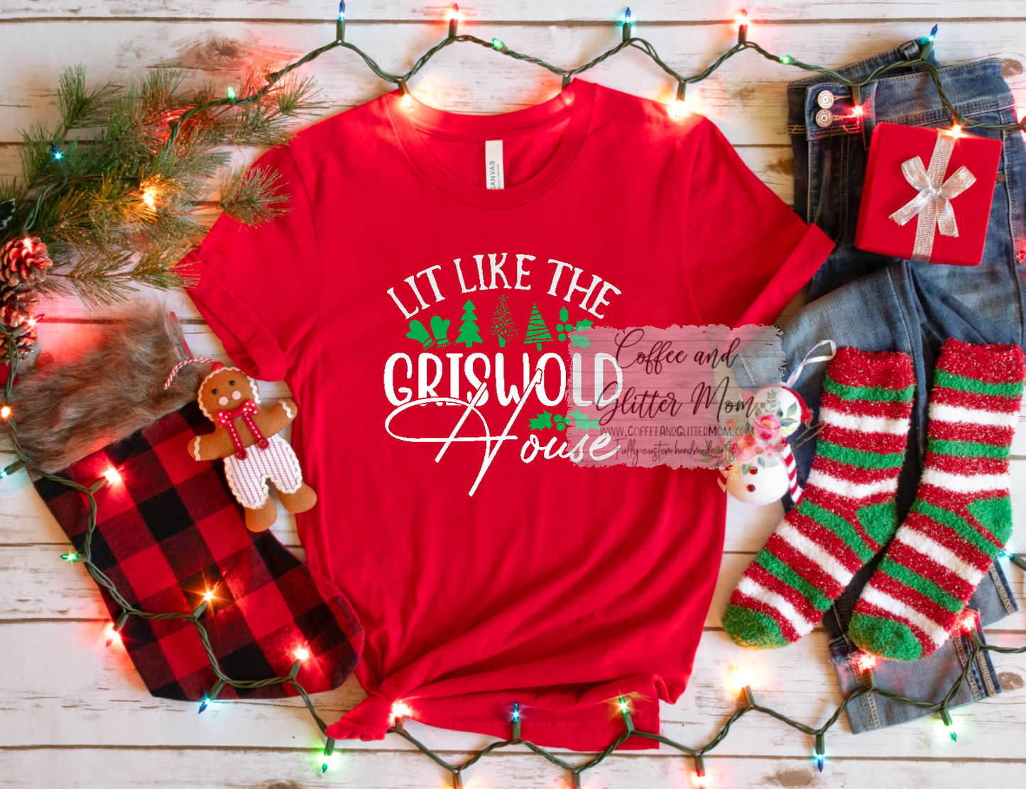 Lit Like The Griswold House Unisex Tee