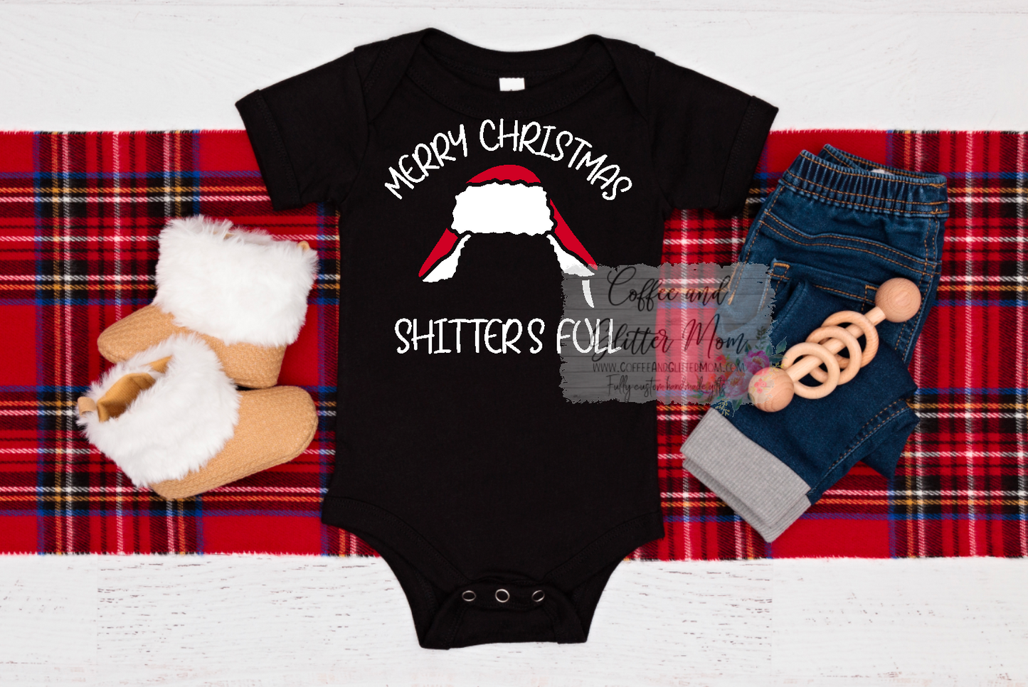 Merry Christmas Shitter's Full Infant Snap-Tee