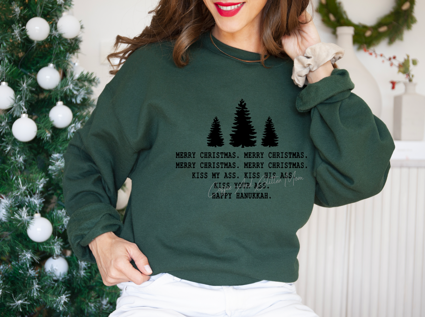 Merry Christmas Kiss My Ass Griswold Sweatshirt