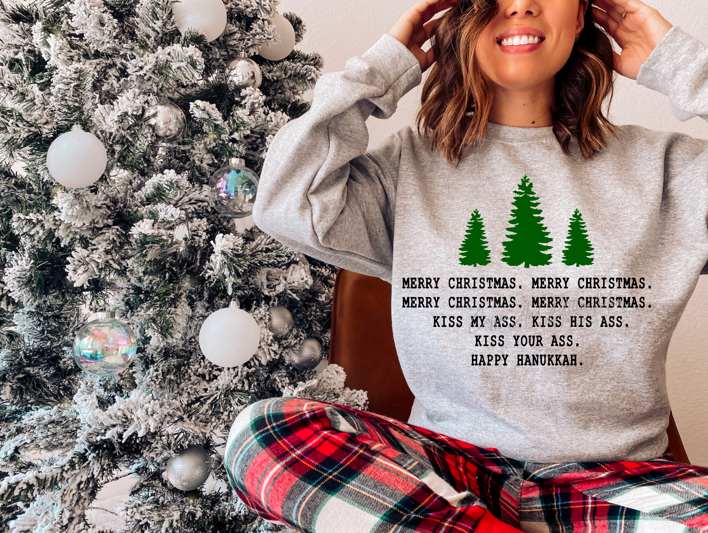 Merry Christmas Kiss My Ass Griswold Sweatshirt
