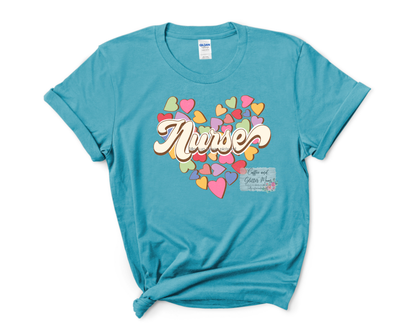 Candy Hearts Nurse Valentines Unisex Tee