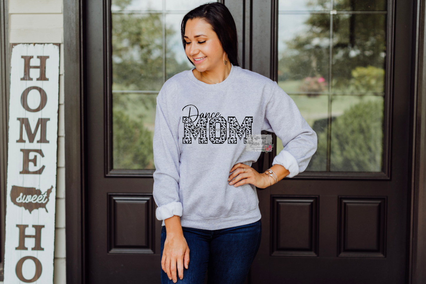 Dance Mom Animal Print Mom Sweatshirt
