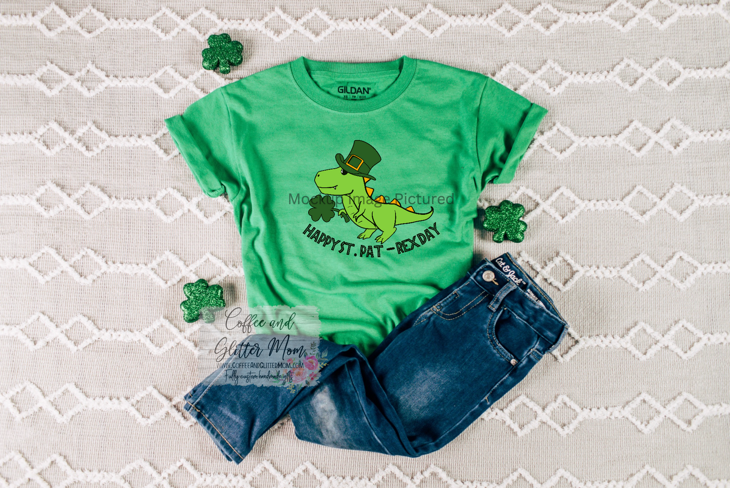 Happy St. Pat-Rexday Dinosaur Youth Tee