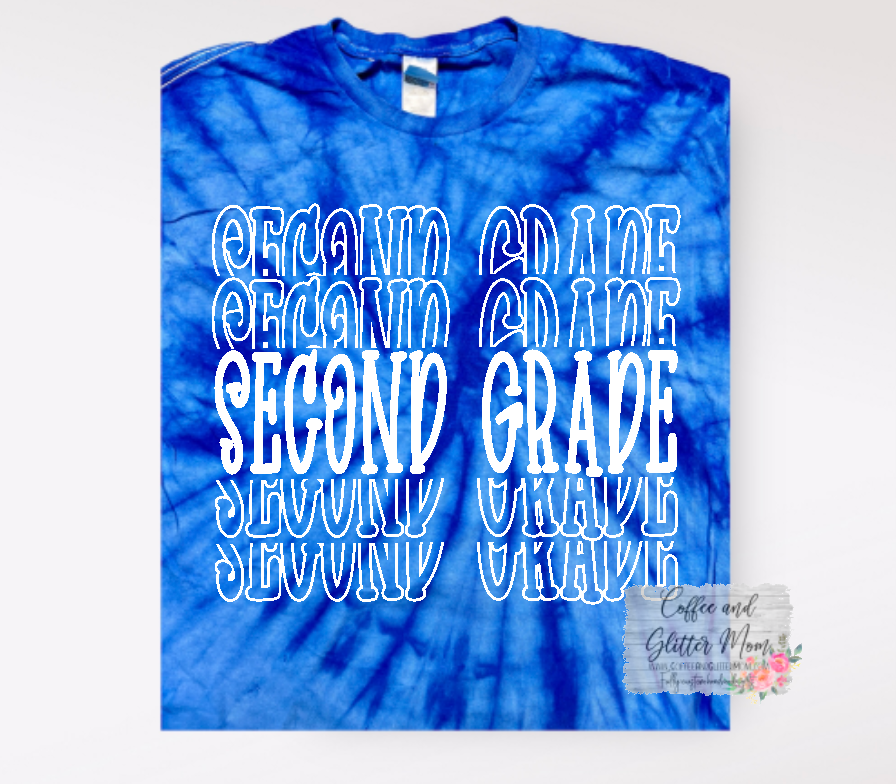 Stacked School Tie-Dye Youth/Adult Pick Your Tee