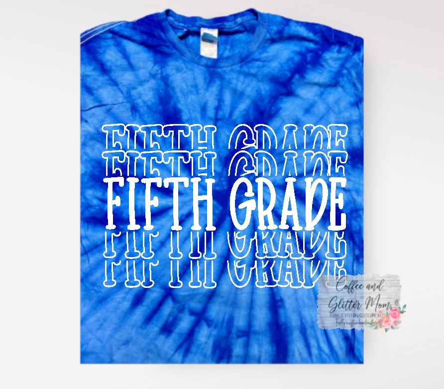 Stacked School Tie-Dye Youth/Adult Pick Your Tee