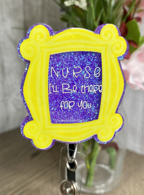 Yellow and Purple Frame Badge Reel