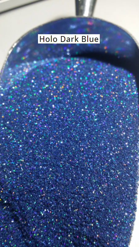 Dark Blue Holographic Fine