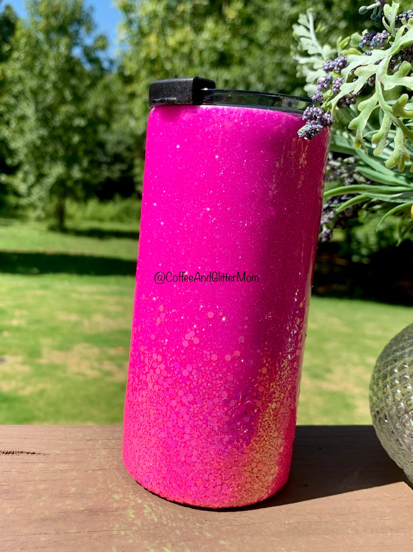 10oz Rtic in Pink Fire chunky and Pink 101
