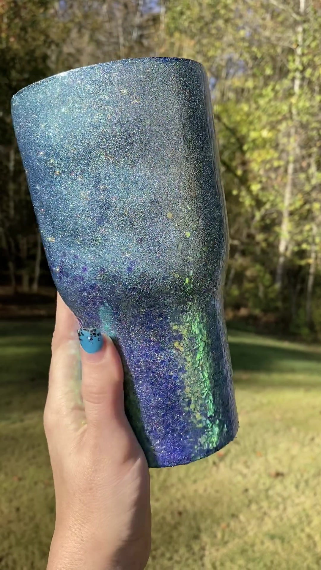 30oz Navy Golden Opal to Chunky Once Upon a Time